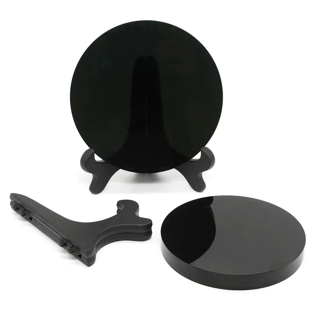 Black Obsidian Scrying Mirror