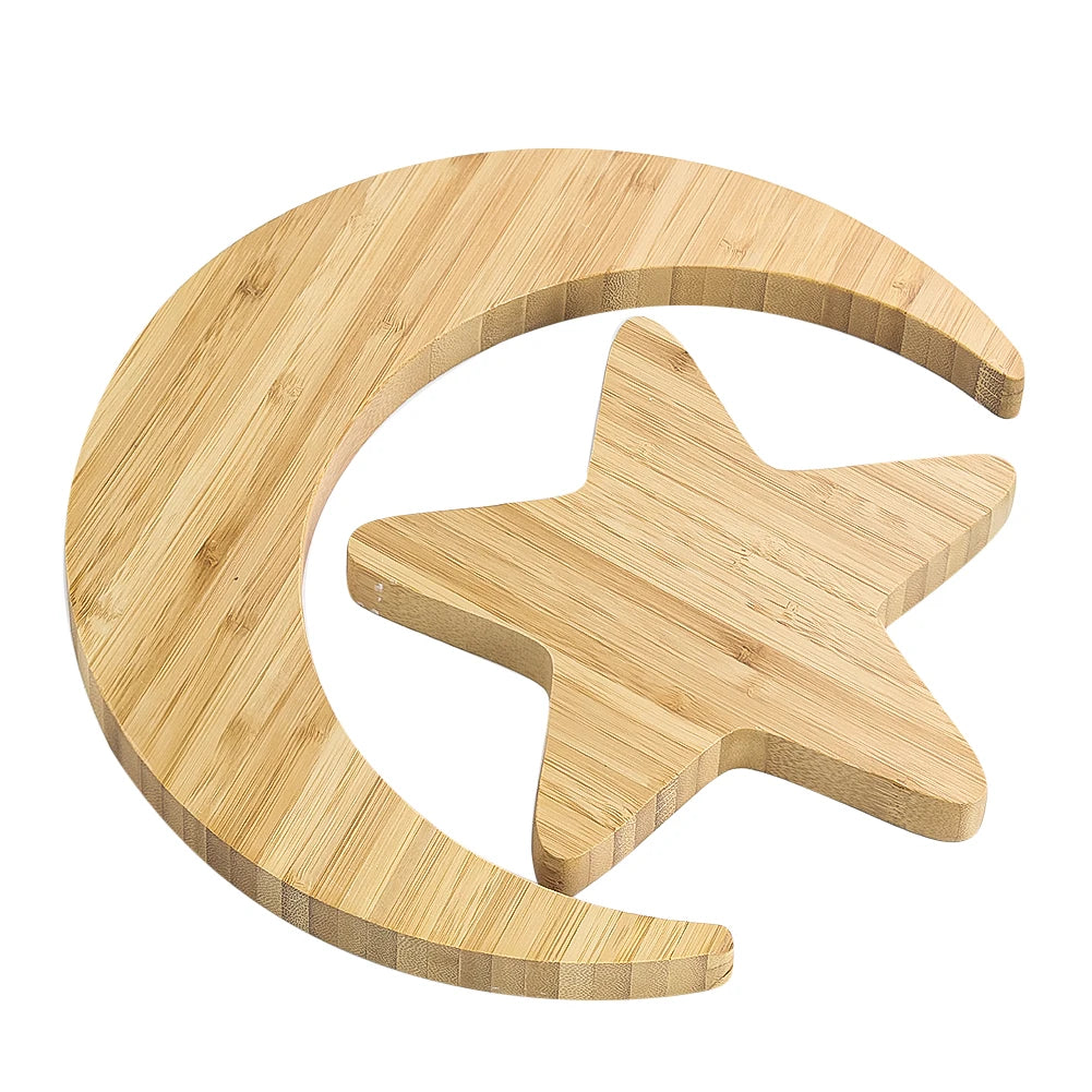 Natural Bamboo Phase of The Moon Plate