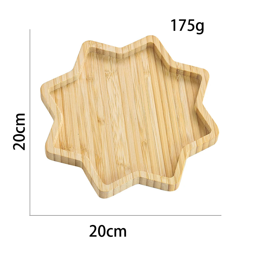 Natural Bamboo Phase of The Moon Plate