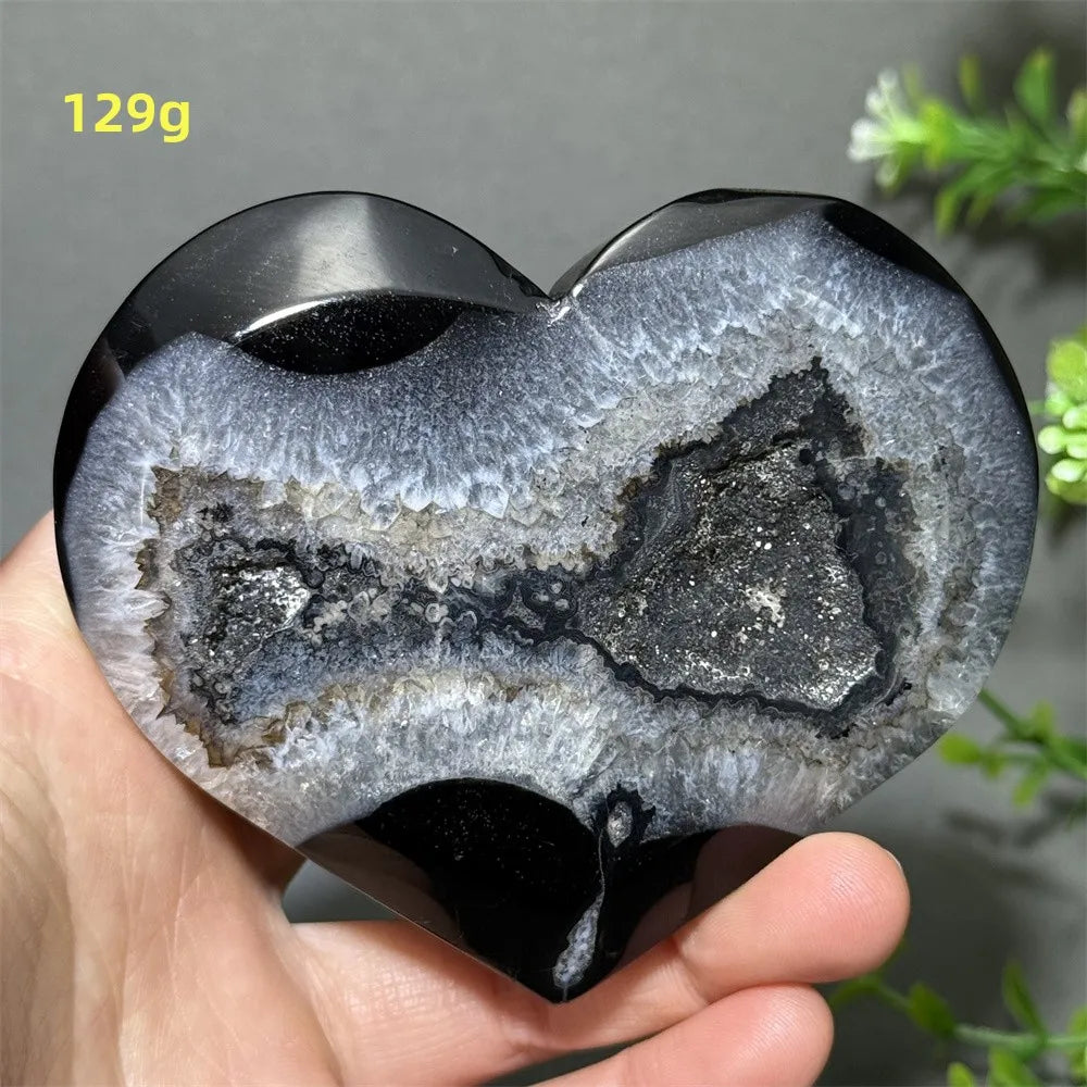 Black Agate Geode