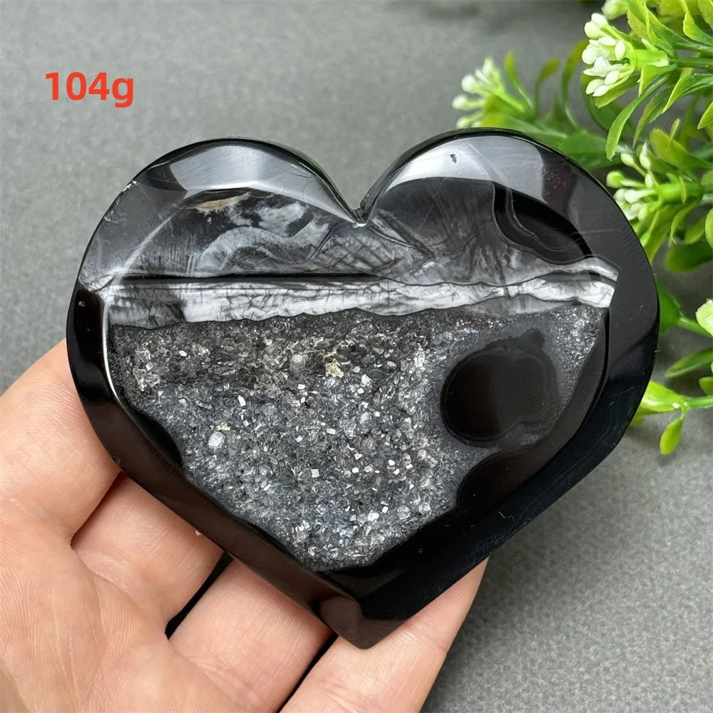 Black Agate Geode