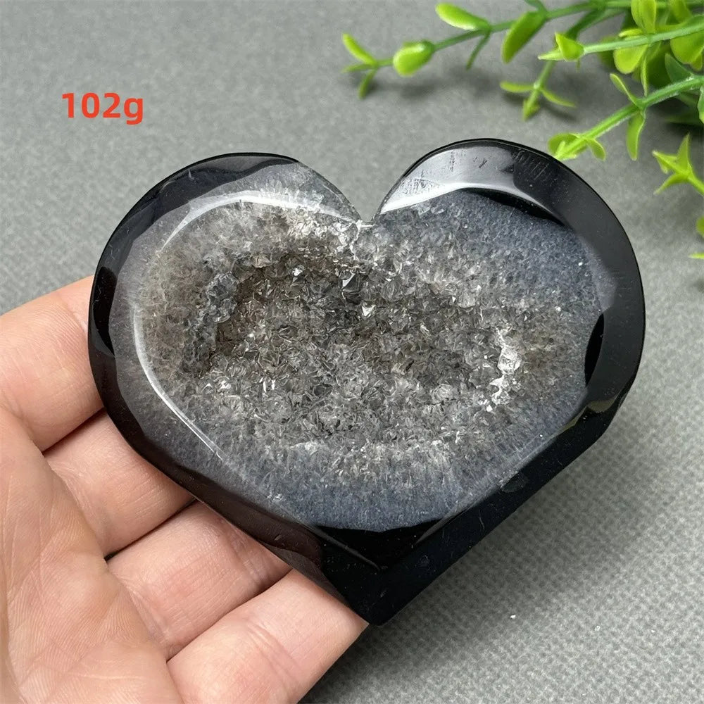 Black Agate Geode