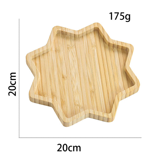 Natural Bamboo Phase of The Moon Plate