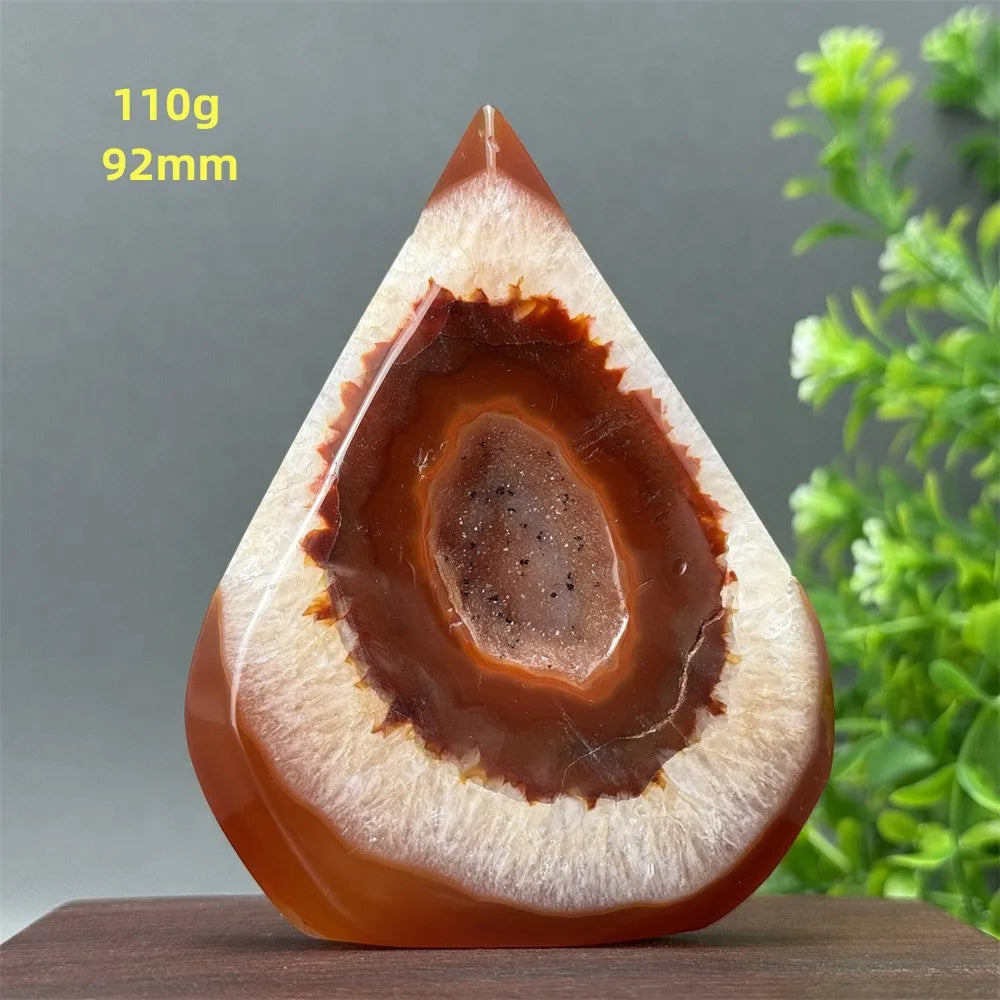 Red Aagate Geode Free-Form