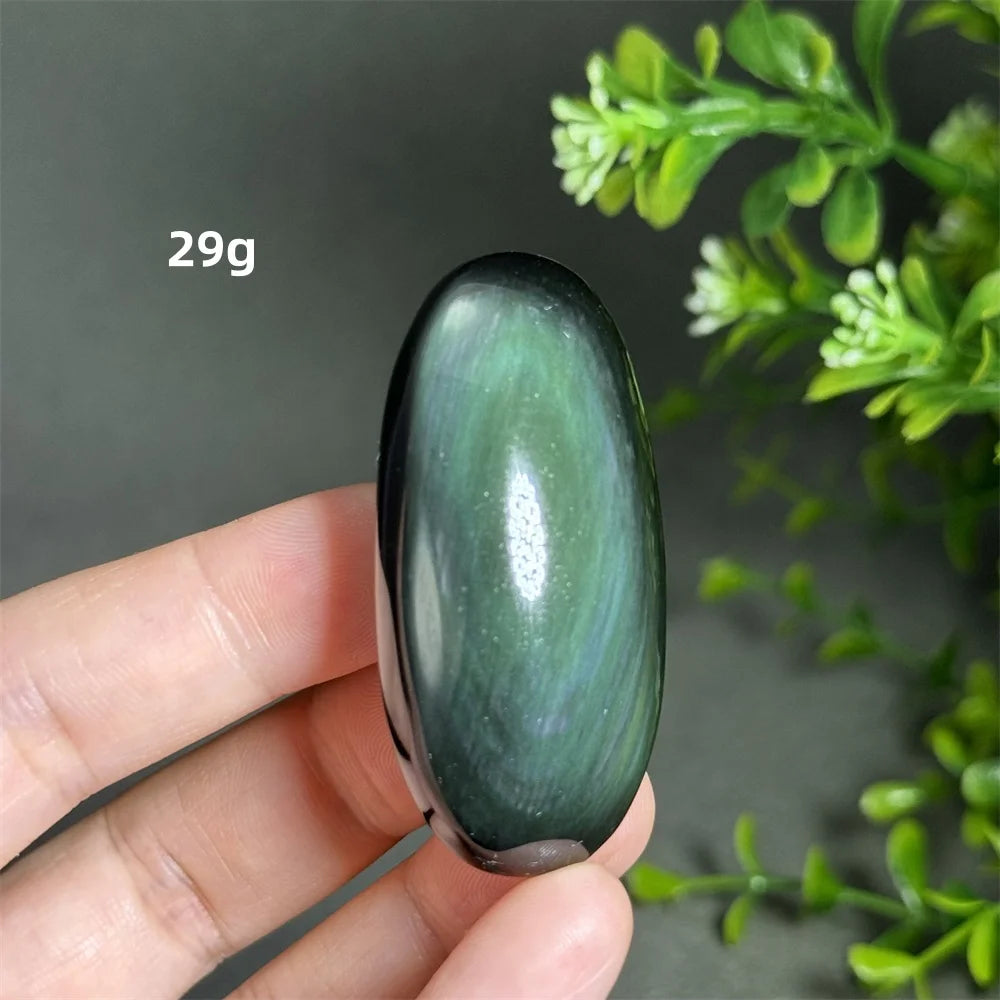 Rainbow Obsidian Palm Stone