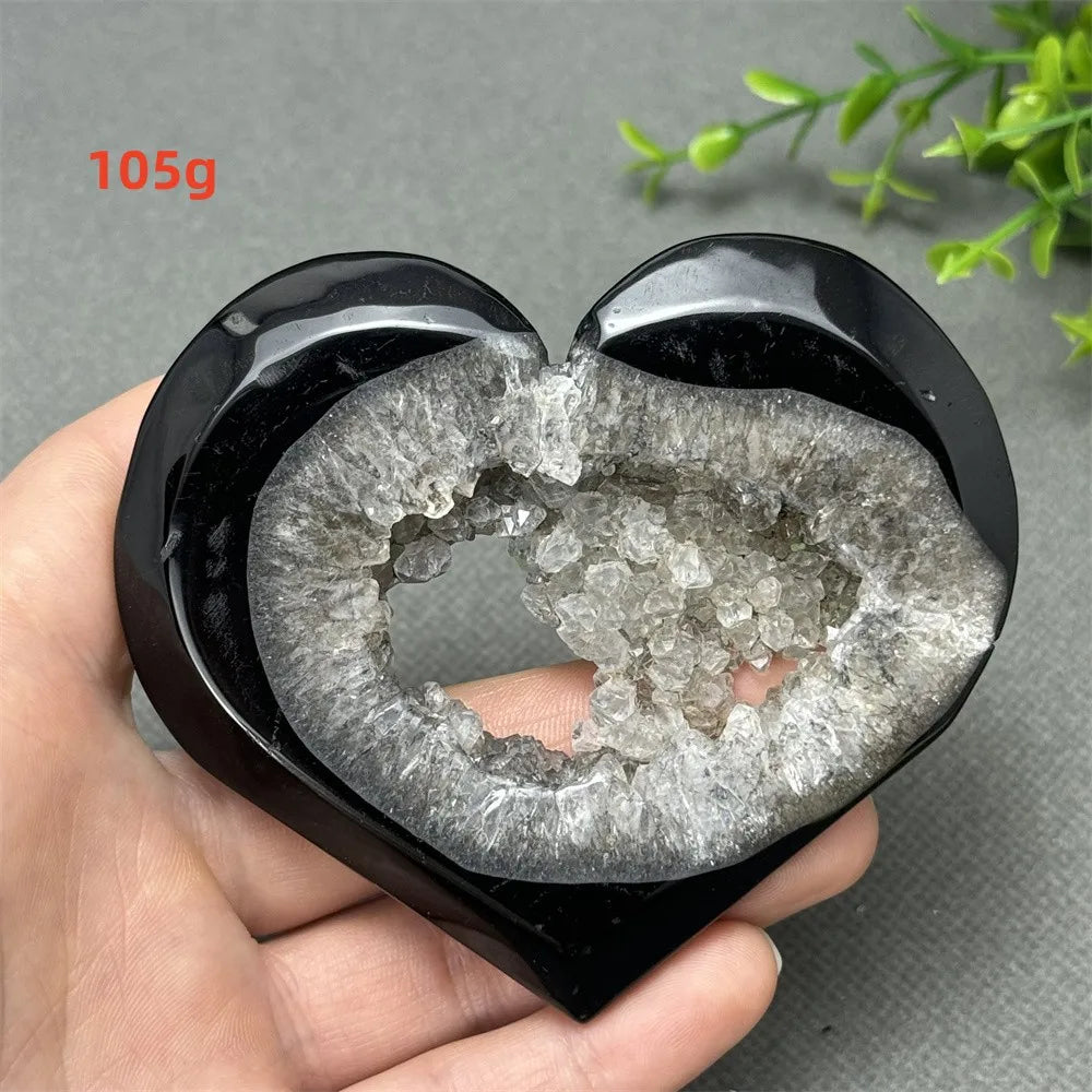 Black Agate Geode