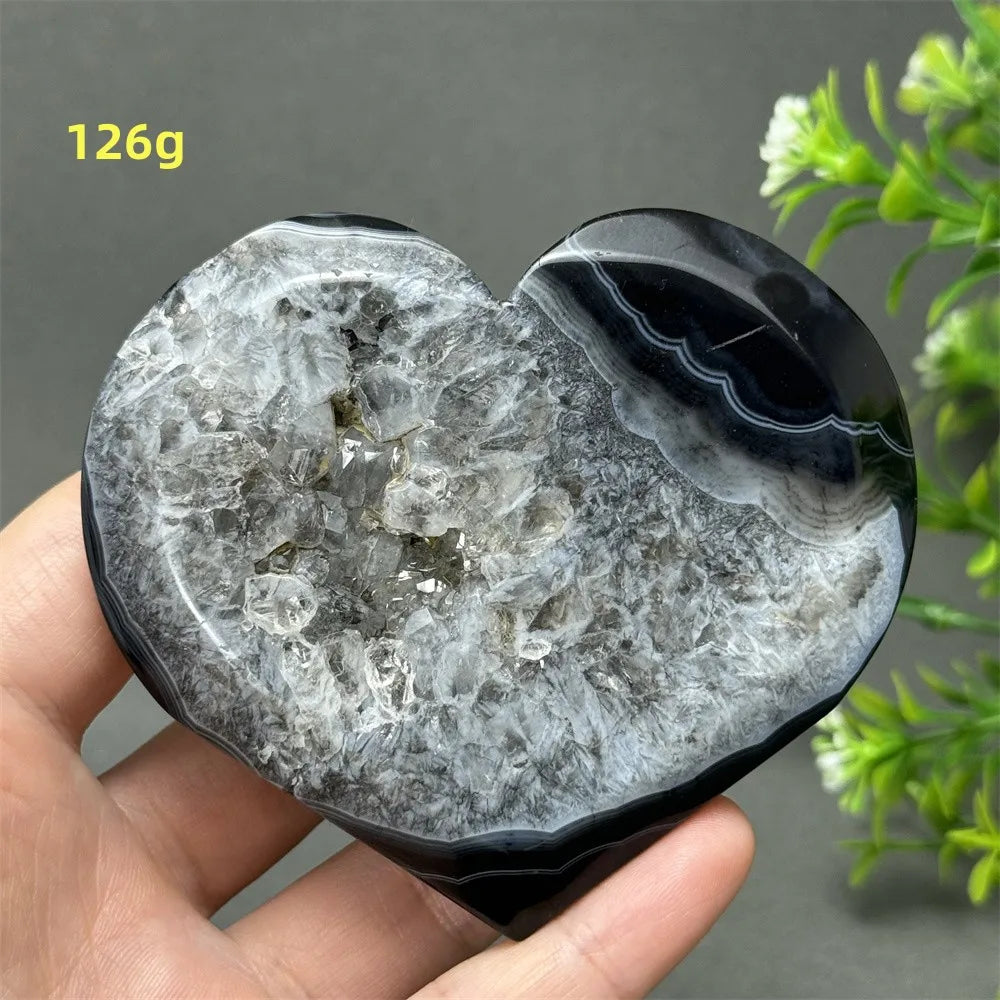 Black Agate Geode