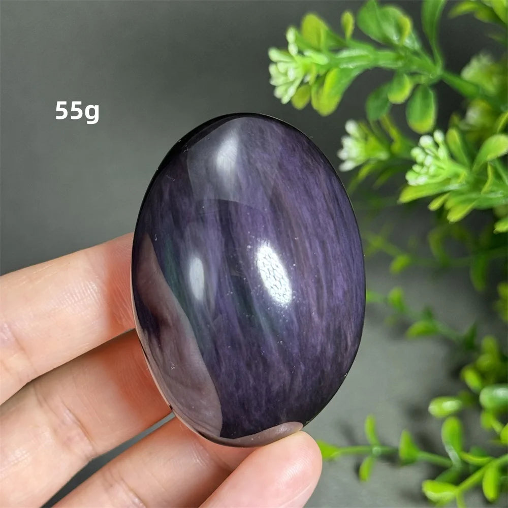Rainbow Obsidian Palm Stone