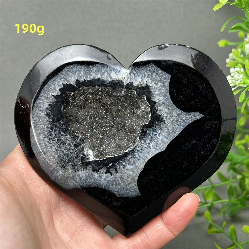 Black Agate Geode
