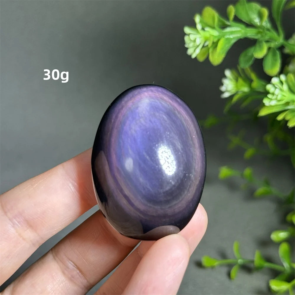 Rainbow Obsidian Palm Stone