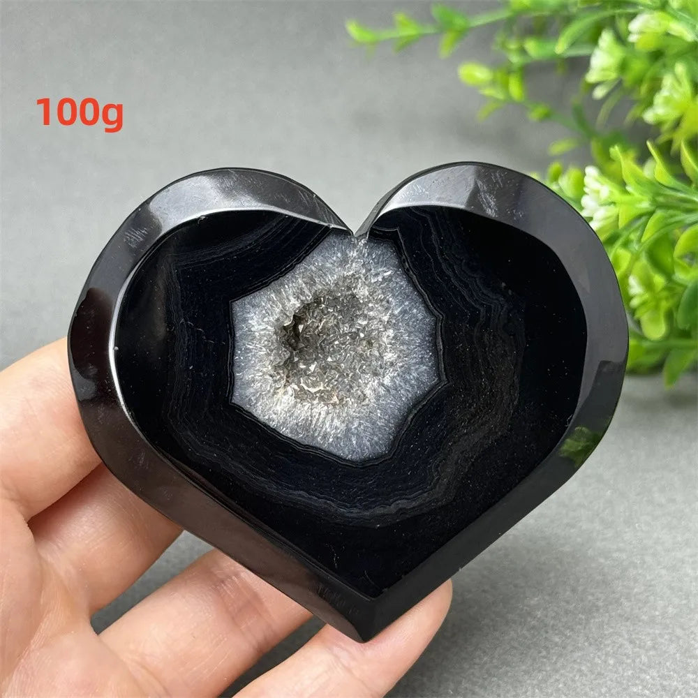 Black Agate Geode