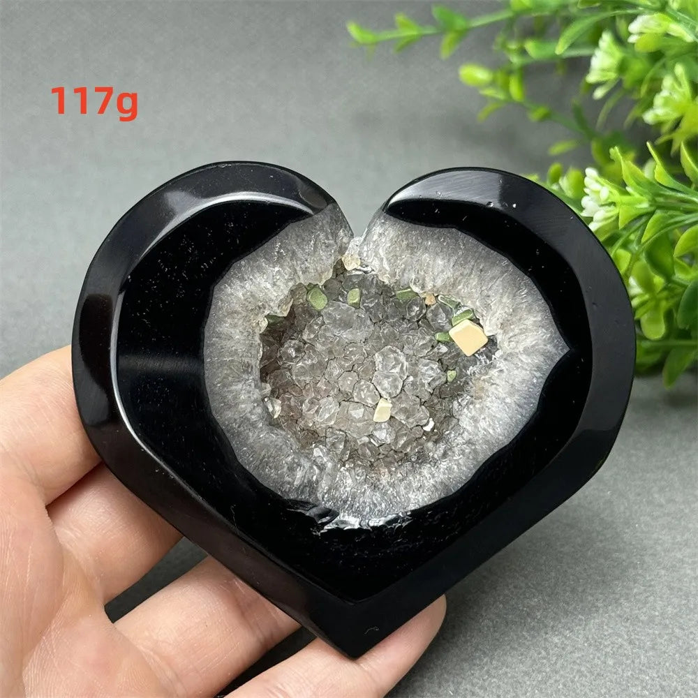 Black Agate Geode