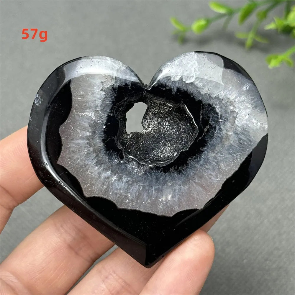 Black Agate Geode