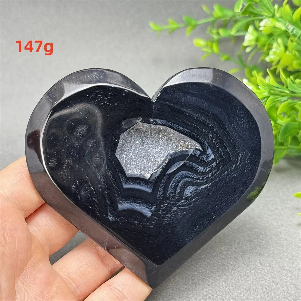 Black Agate Geode