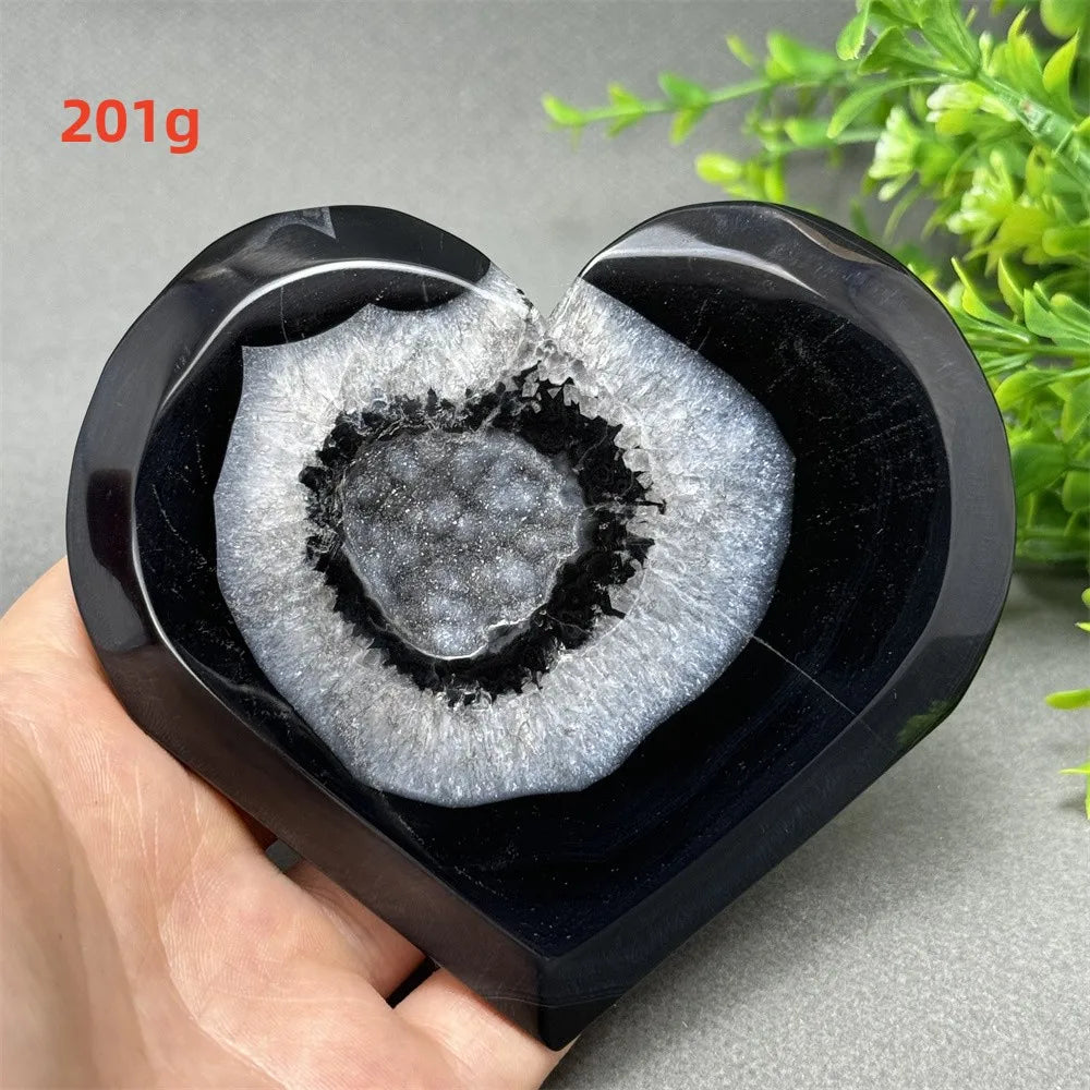 Black Agate Geode