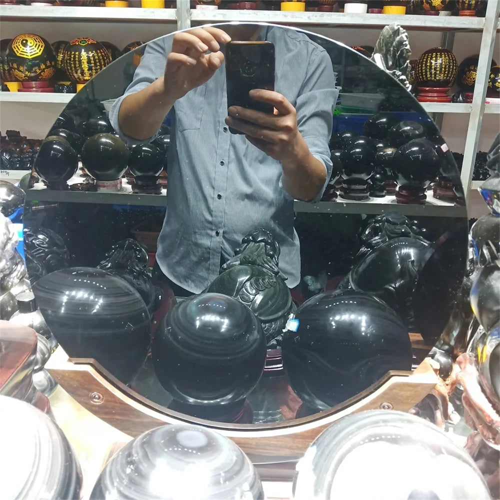 Black Obsidian Scrying Mirror