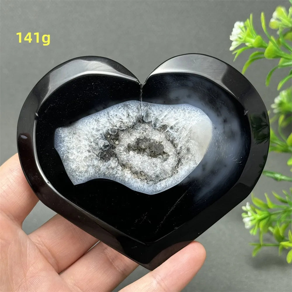 Black Agate Geode