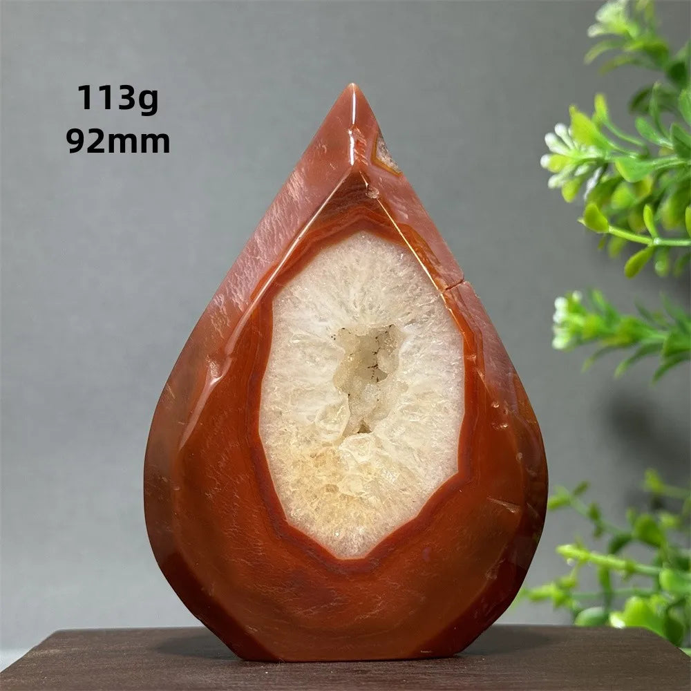Red Aagate Geode Free-Form
