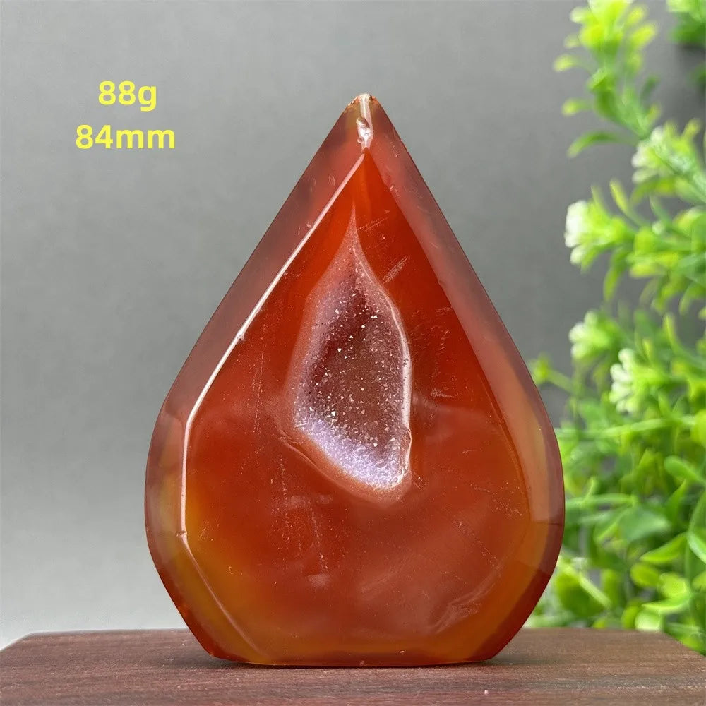 Red Aagate Geode Free-Form