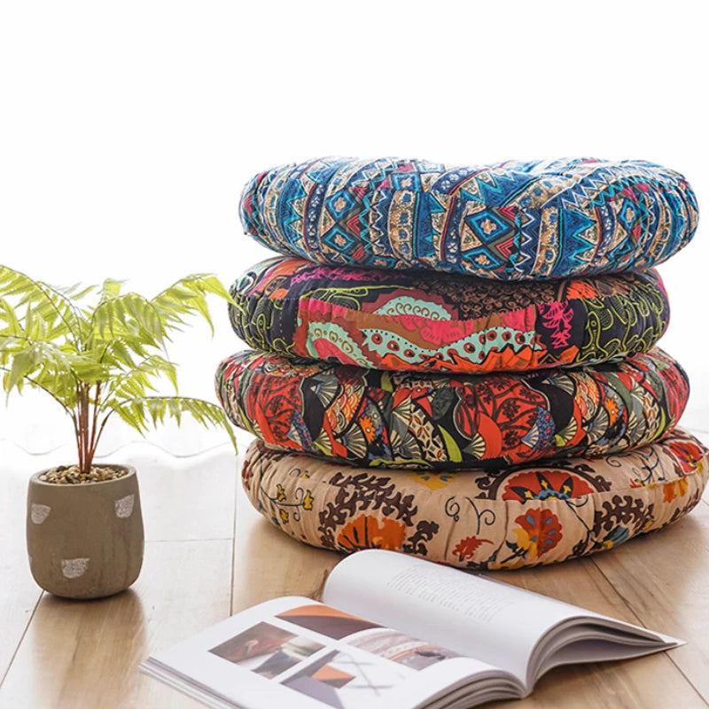 Patterned Meditation Pillow