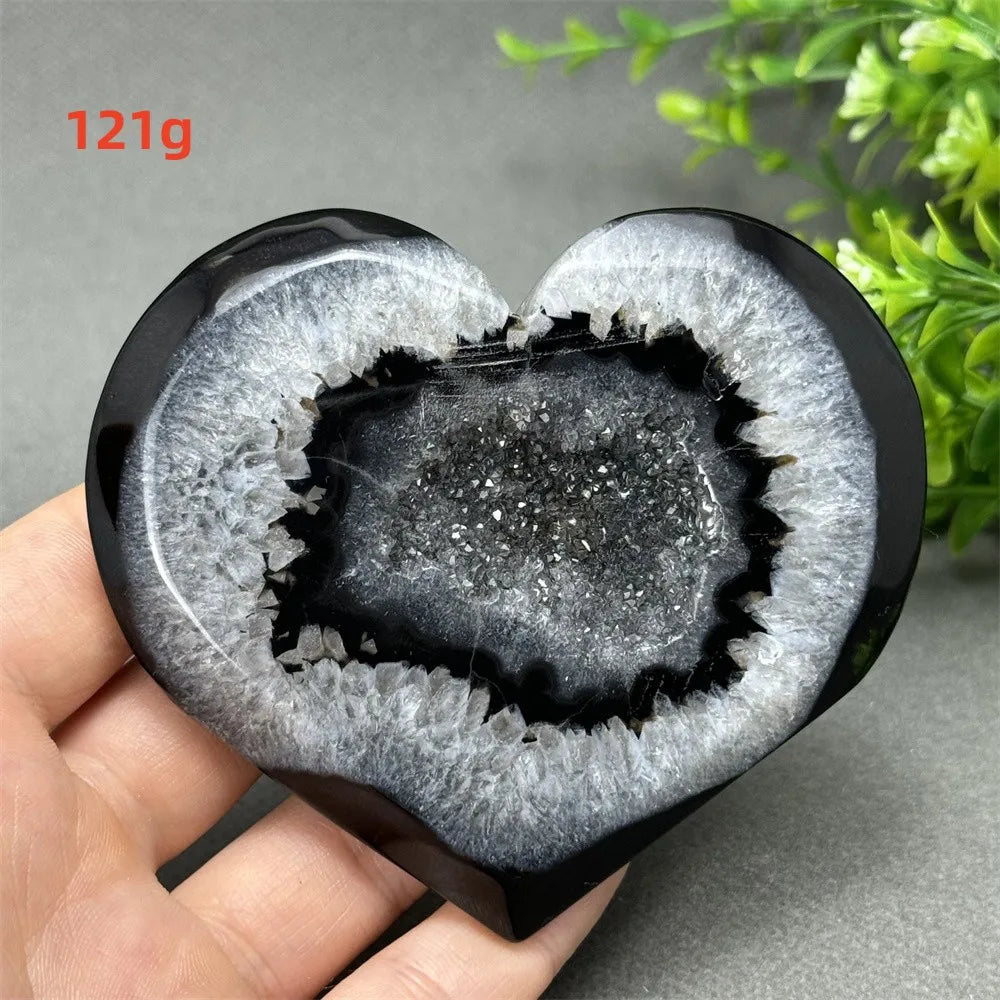 Black Agate Geode