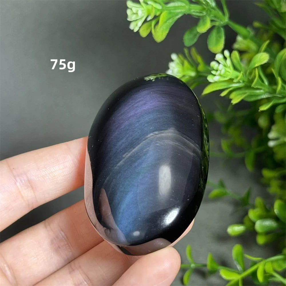 Rainbow Obsidian Palm Stone