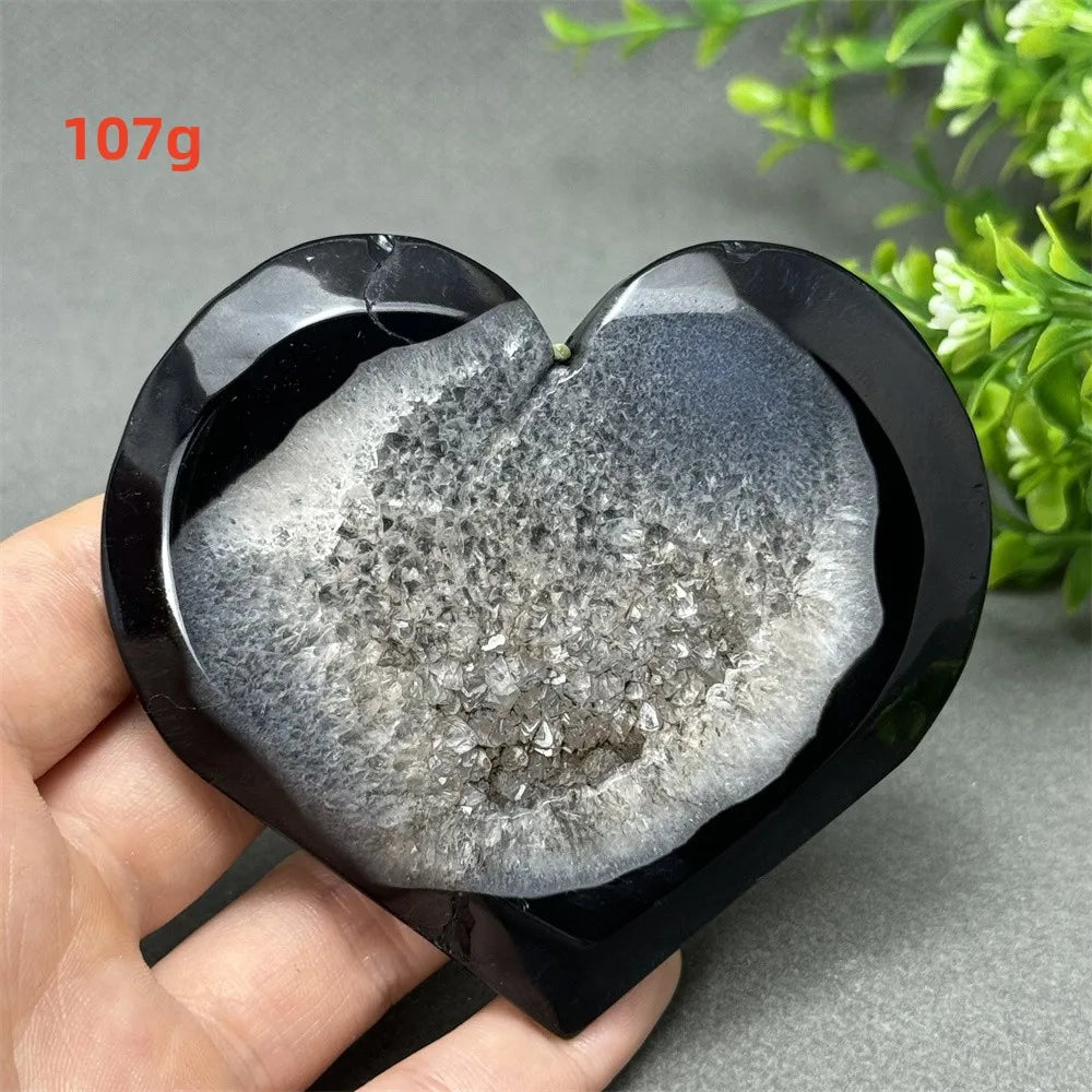 Black Agate Geode