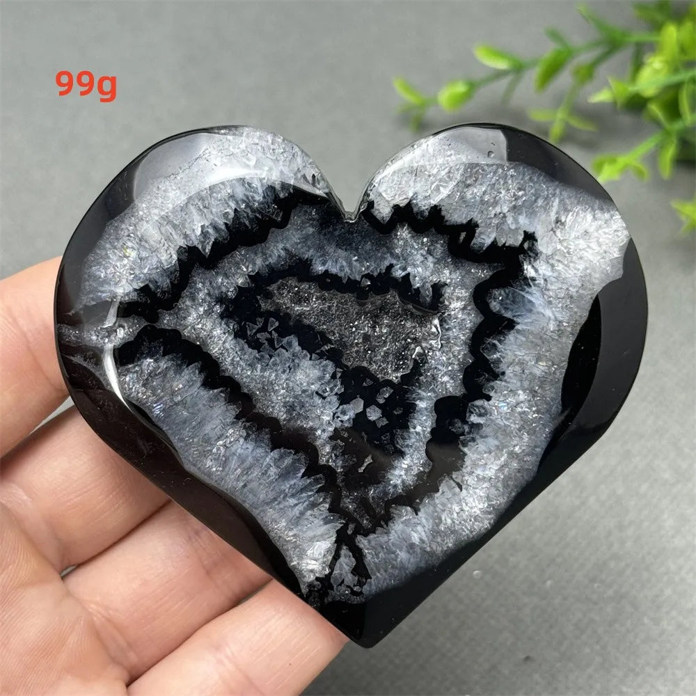 Black Agate Geode