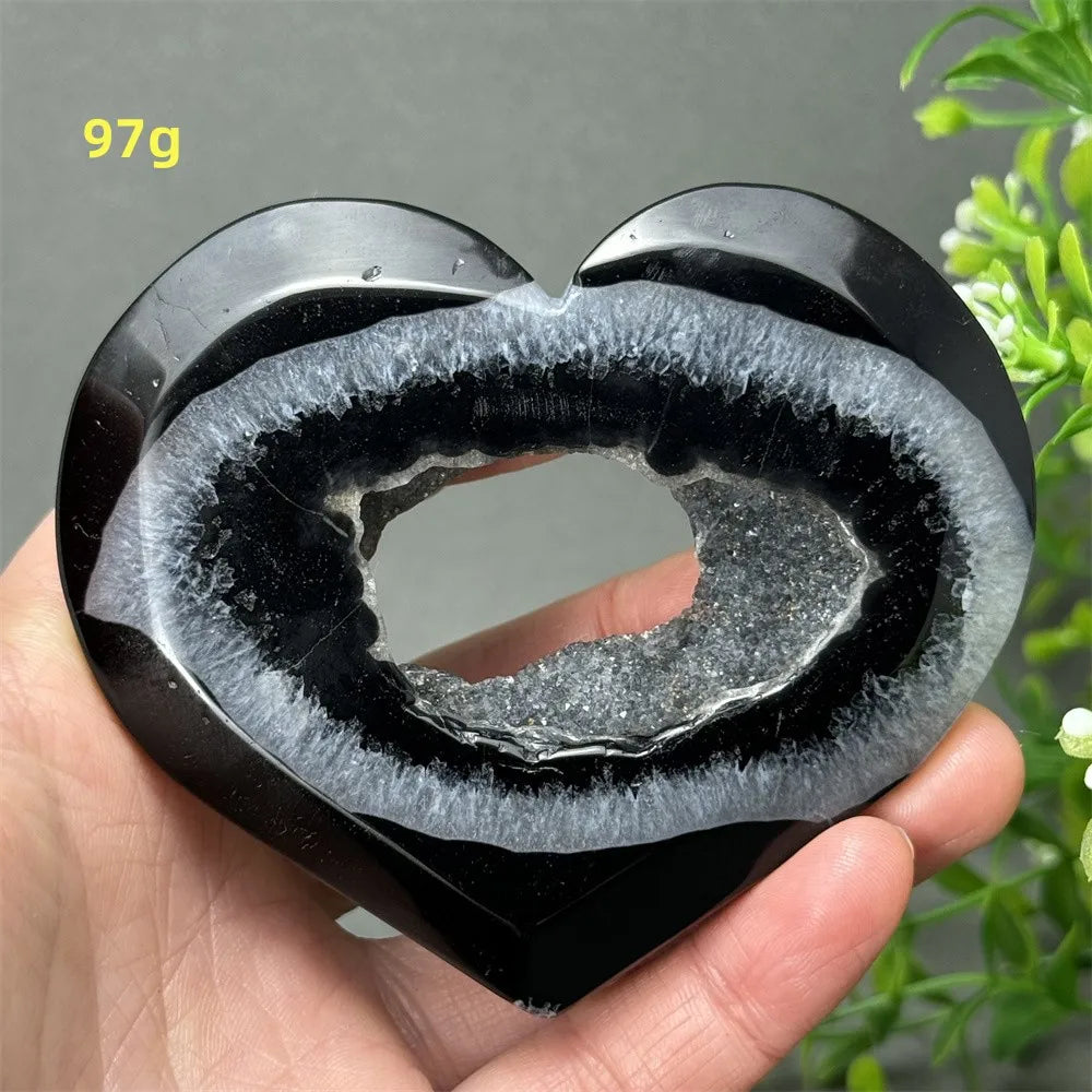 Black Agate Geode