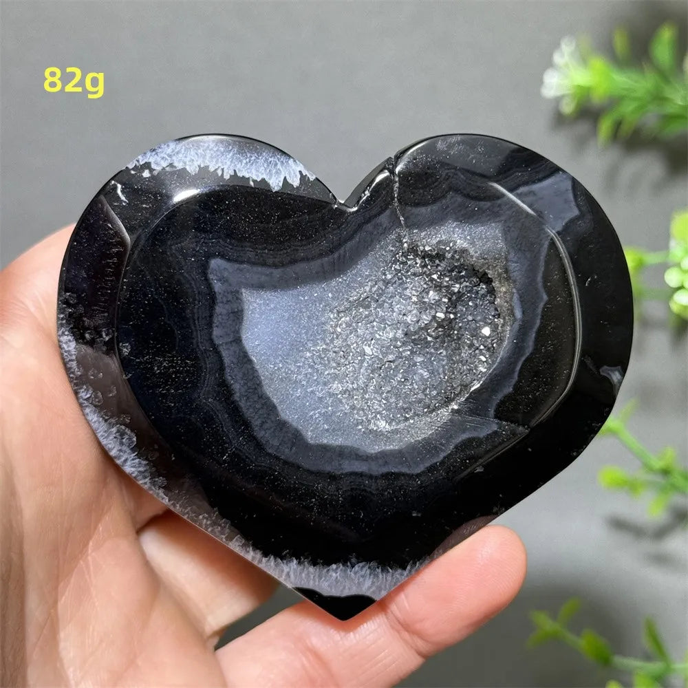 Black Agate Geode