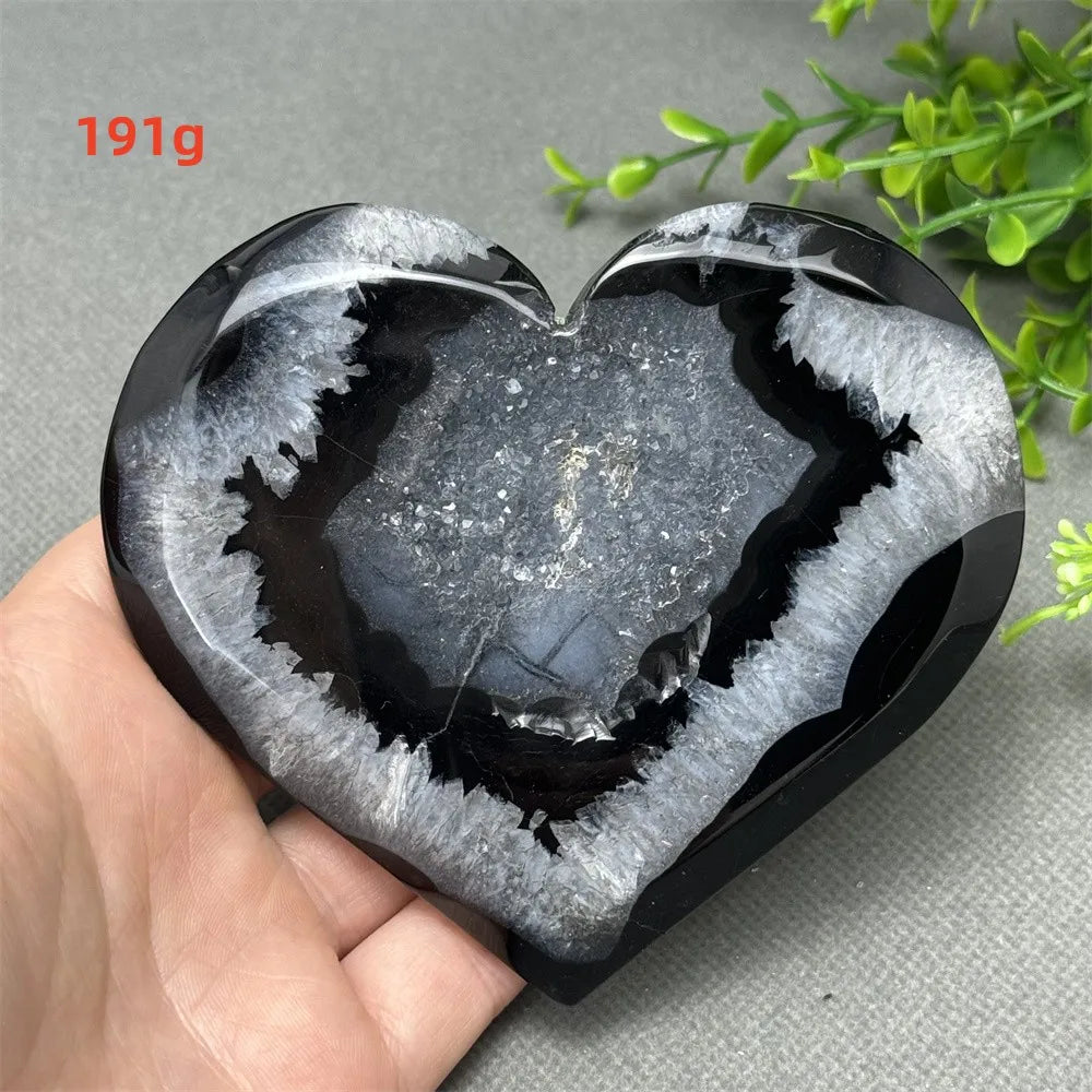 Black Agate Geode