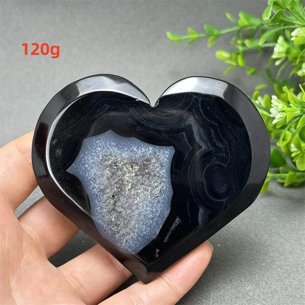 Black Agate Geode
