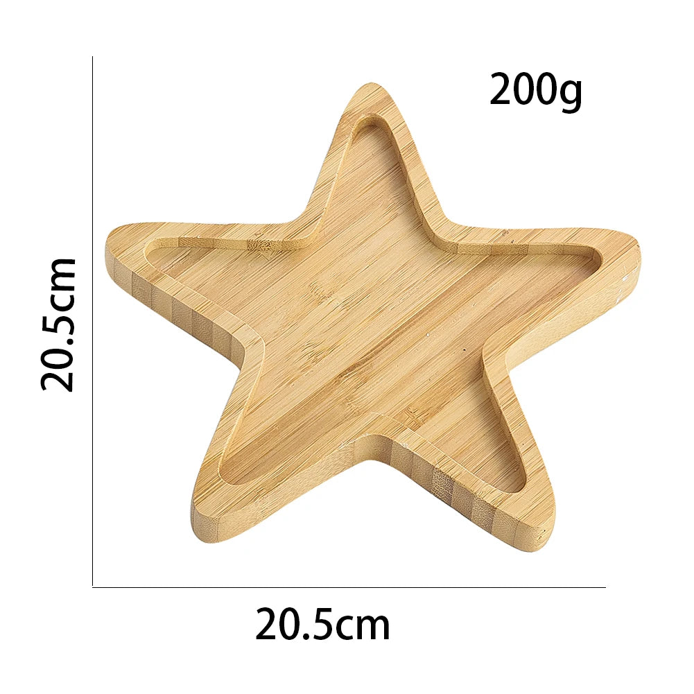 Natural Bamboo Phase of The Moon Plate