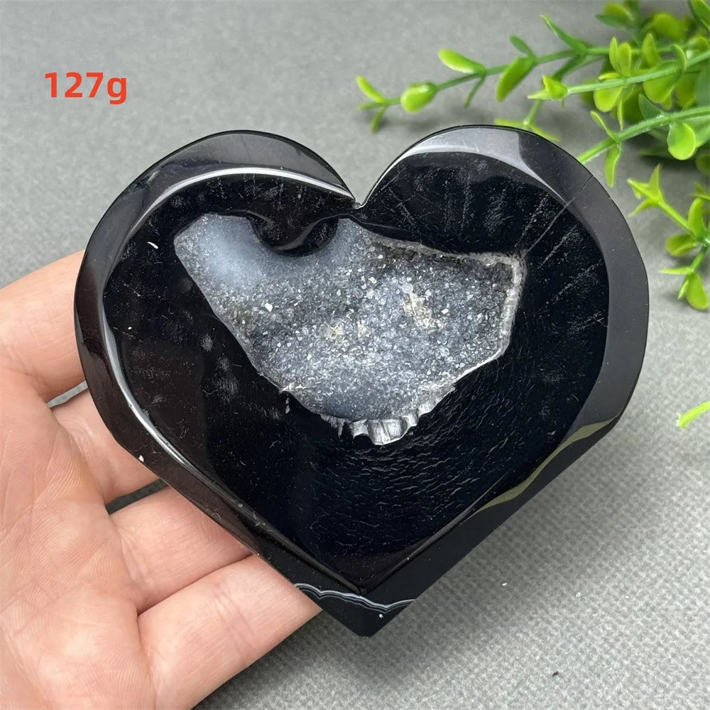 Black Agate Geode
