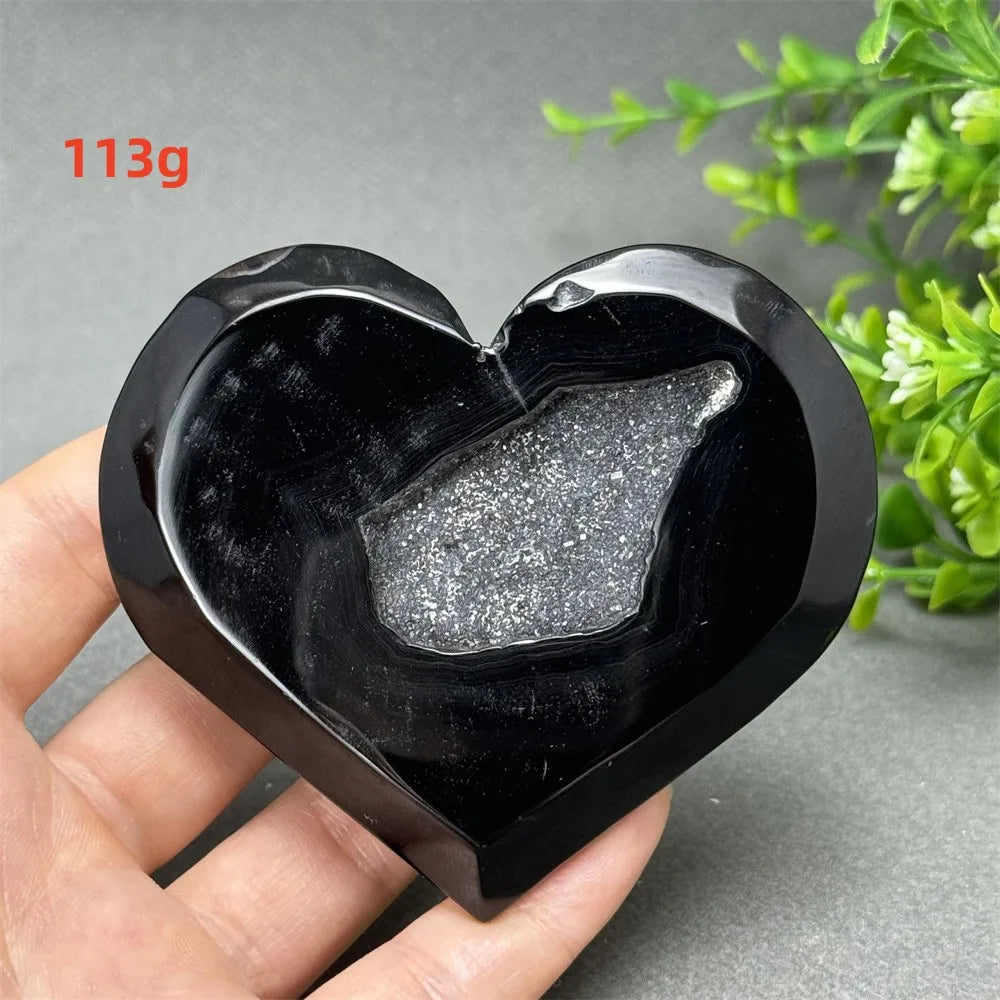 Black Agate Geode