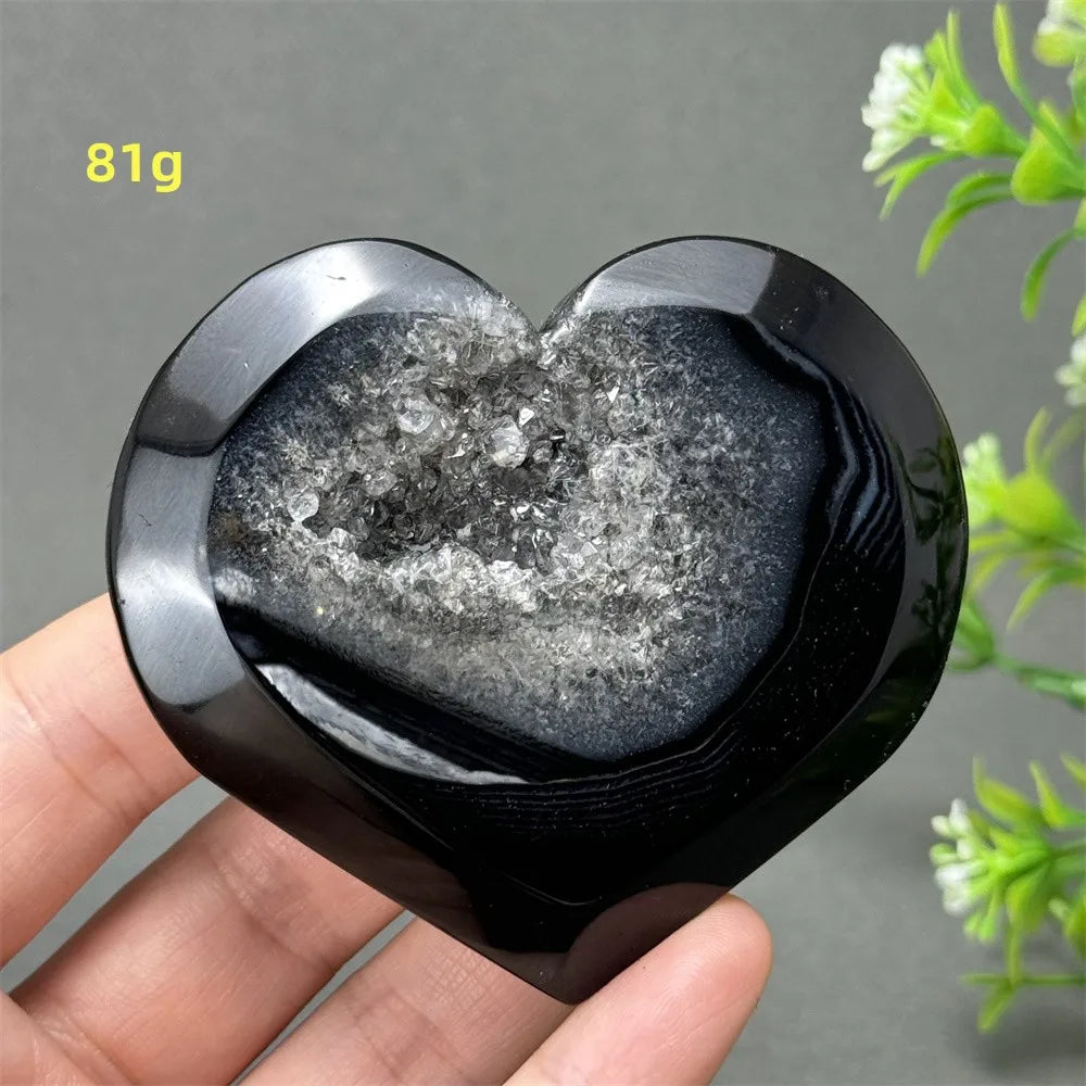Black Agate Geode