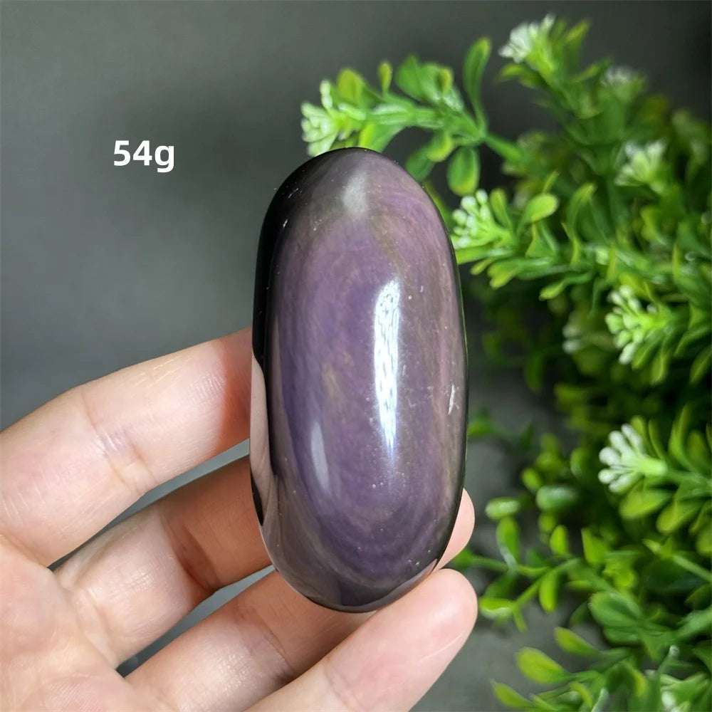 Rainbow Obsidian Palm Stone