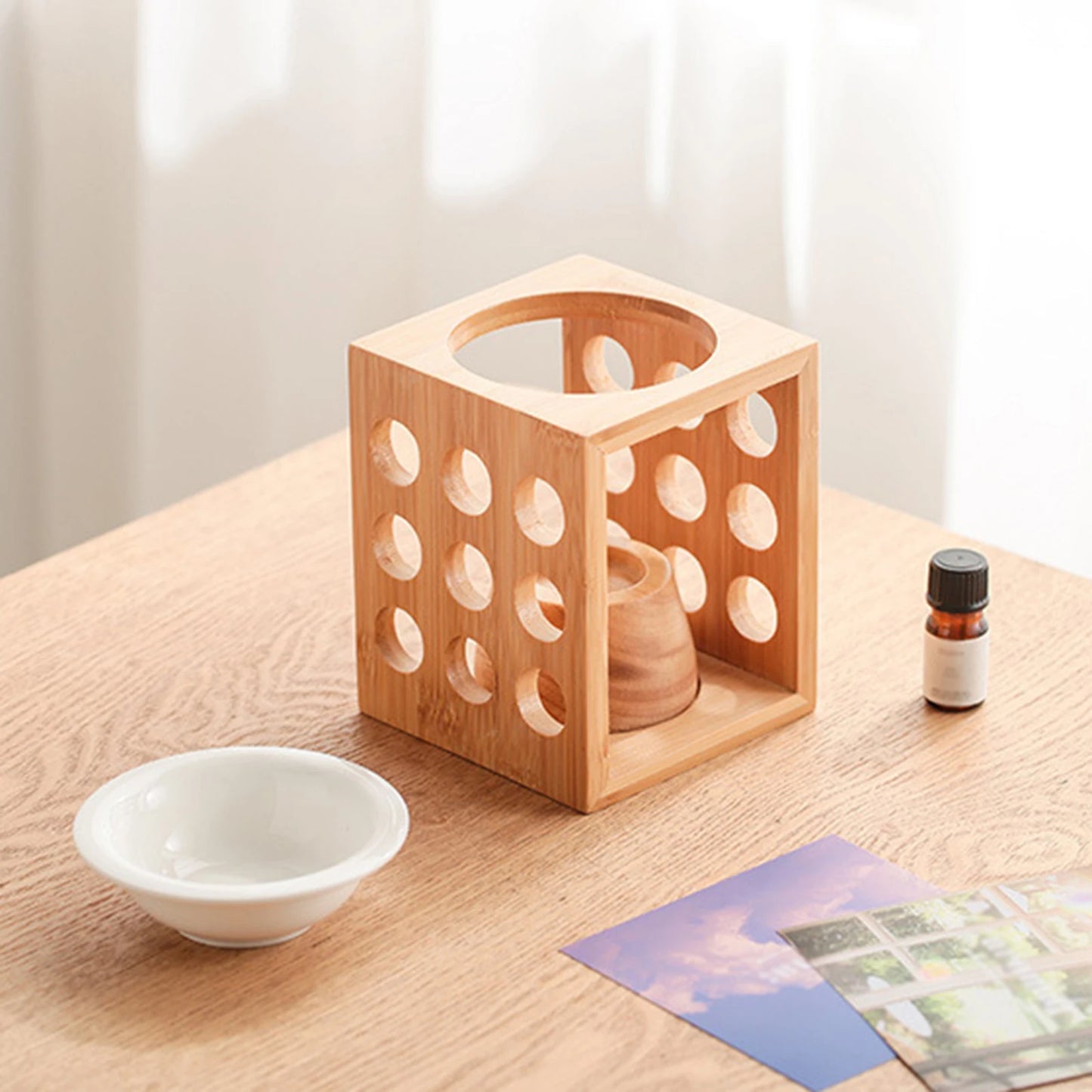 Ceramic Essential Oil Burner Modern Wax Melt Warmer