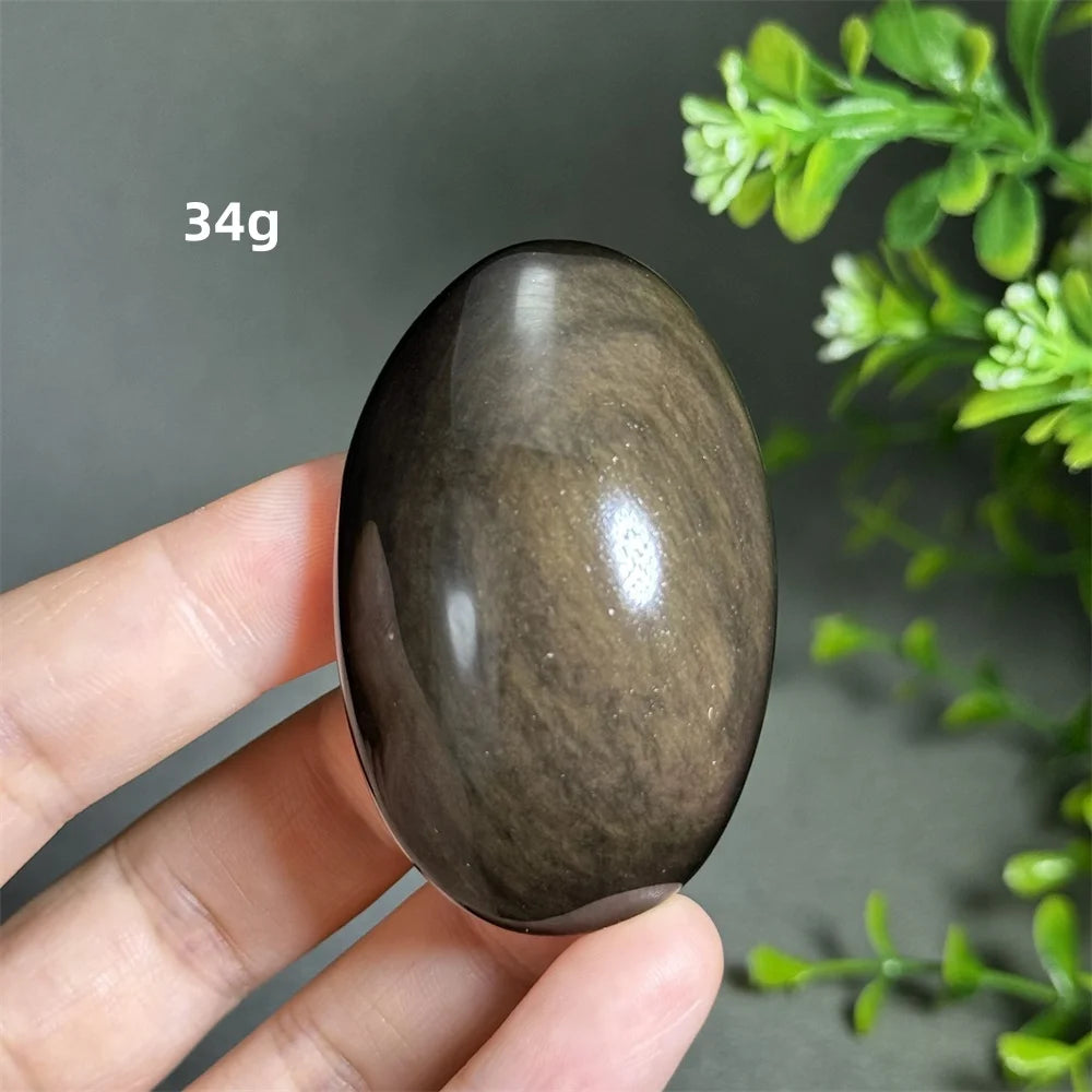 Rainbow Obsidian Palm Stone