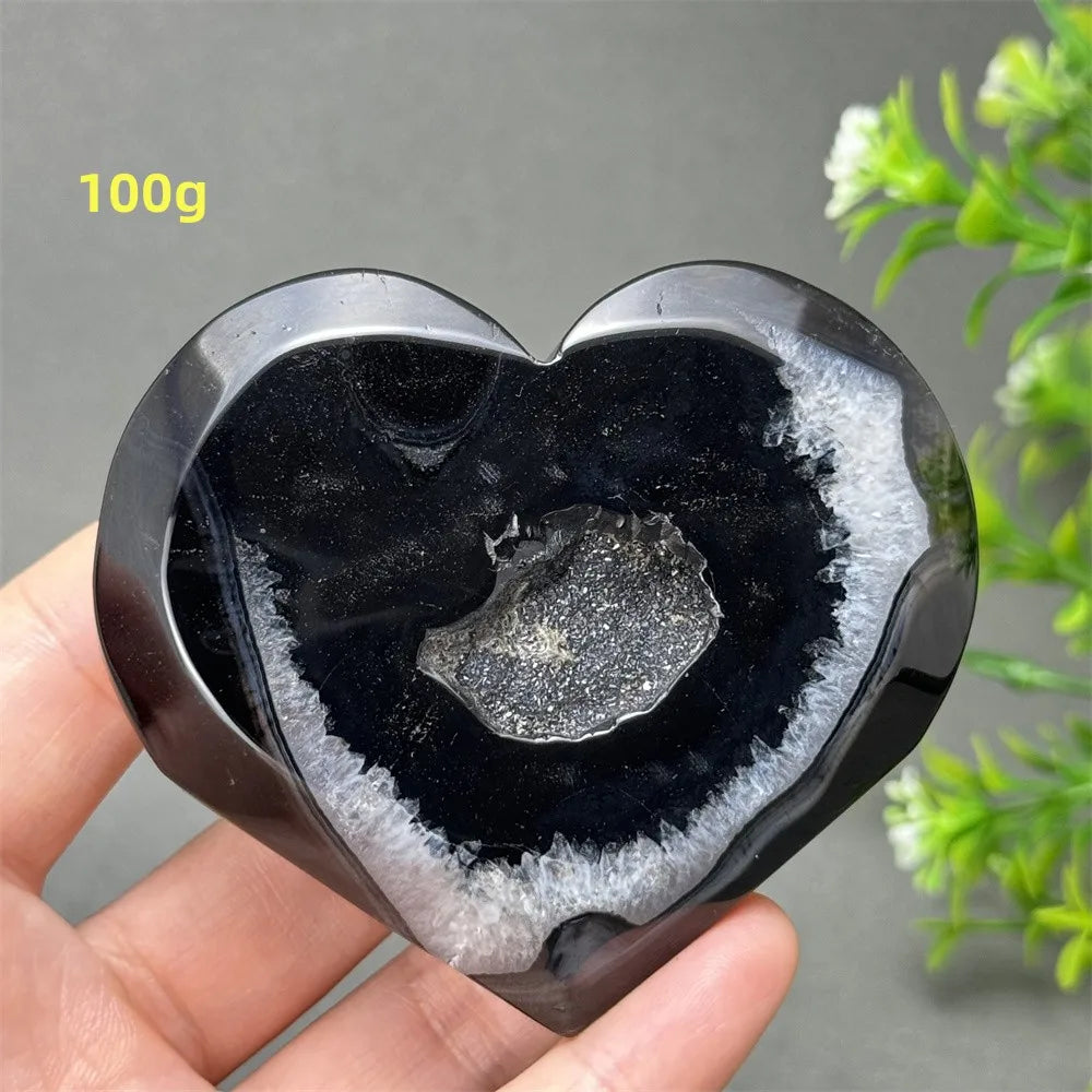 Black Agate Geode
