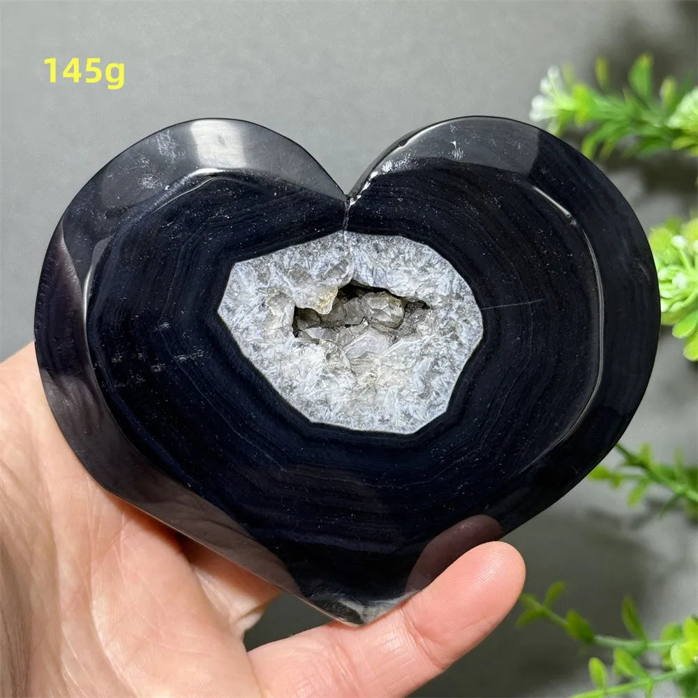 Black Agate Geode