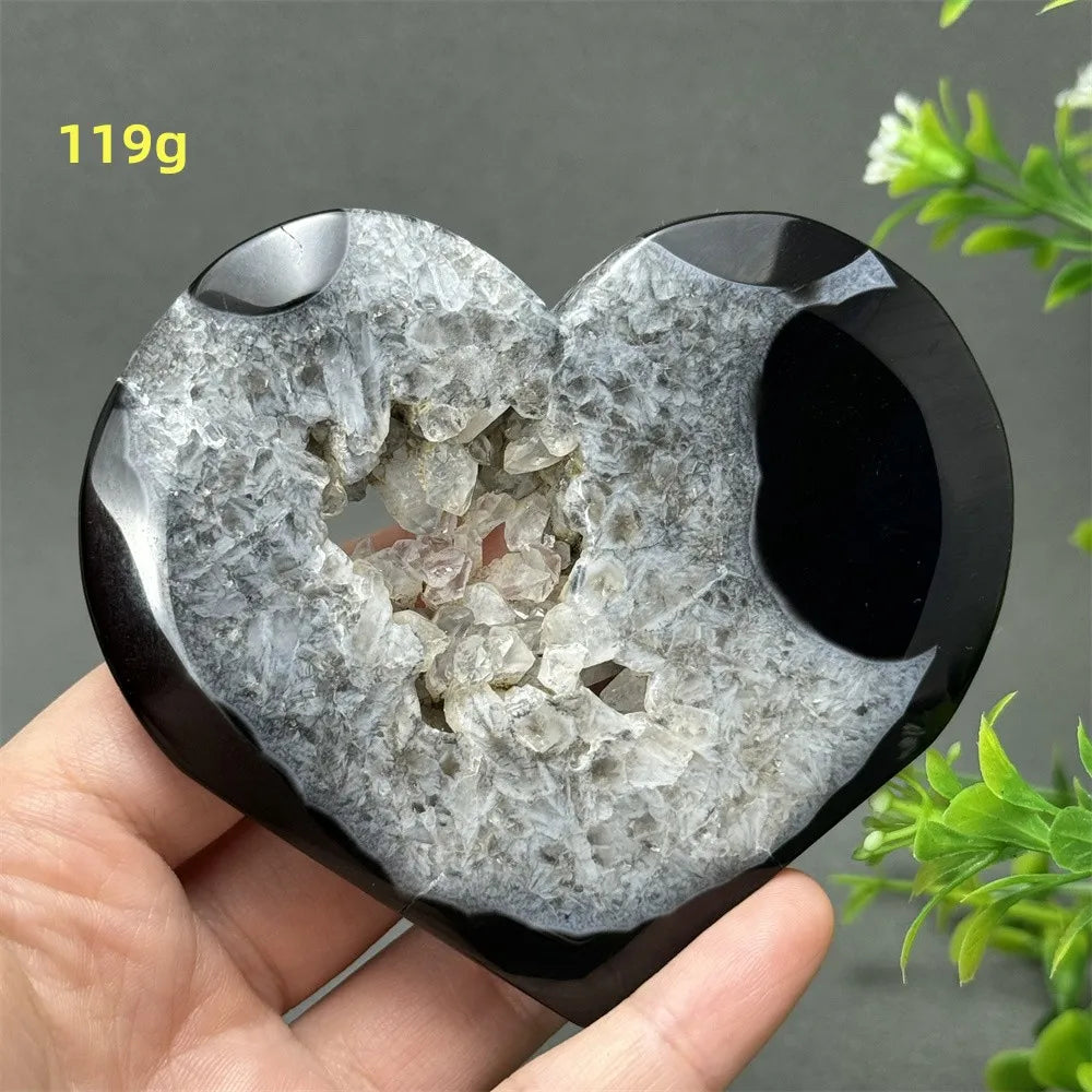 Black Agate Geode