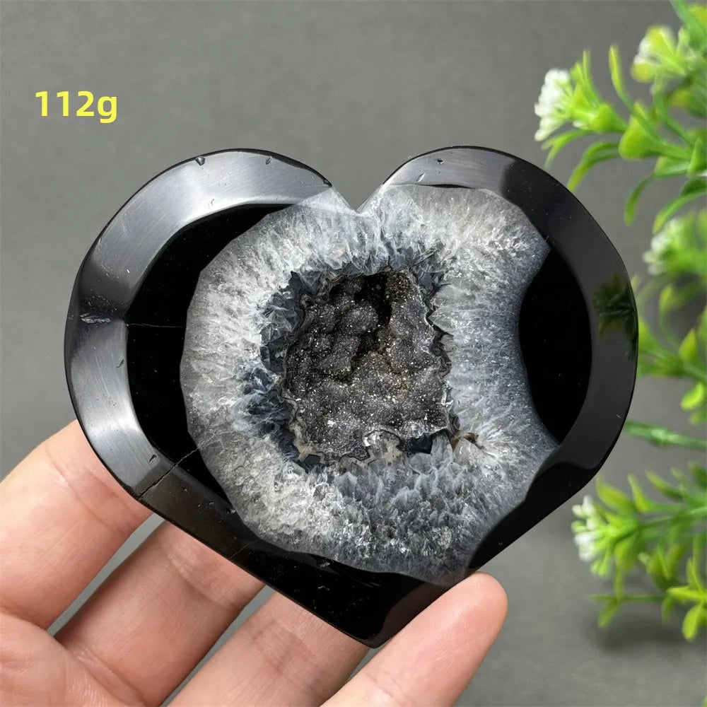 Black Agate Geode