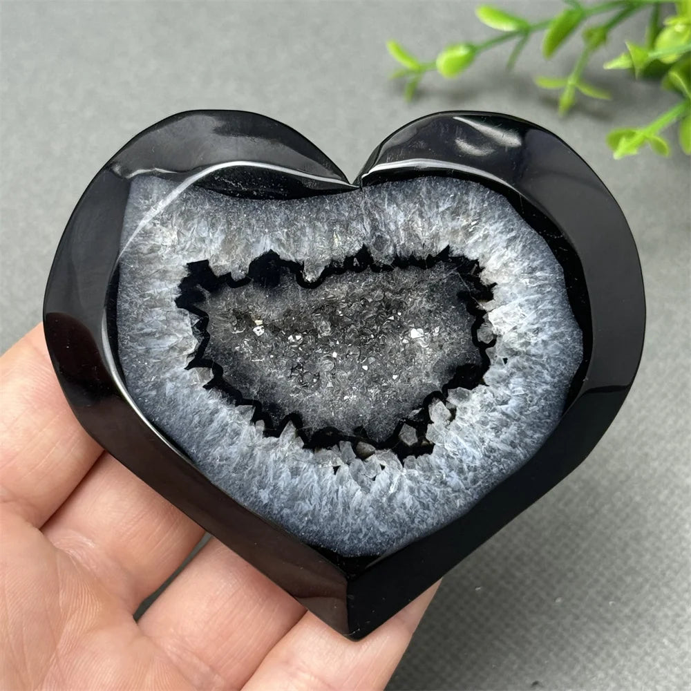 Black Agate Geode