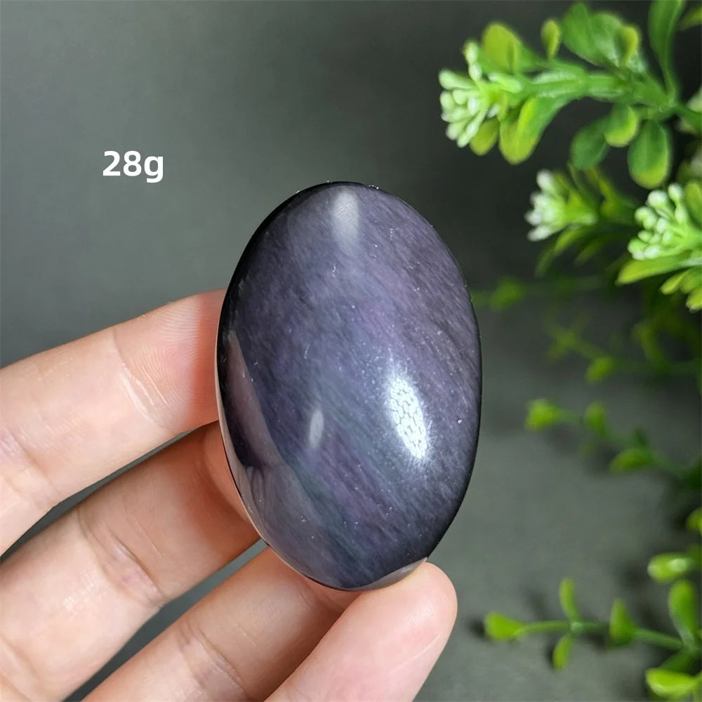 Rainbow Obsidian Palm Stone