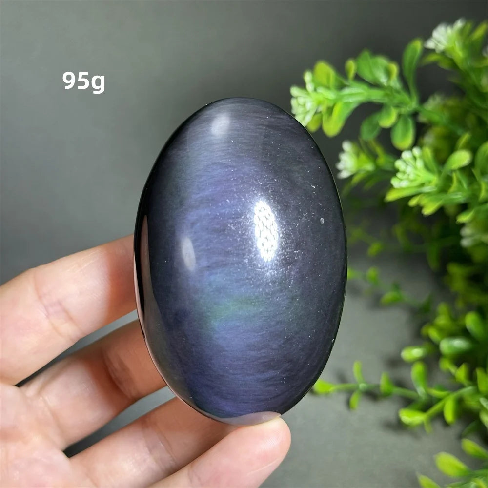 Rainbow Obsidian Palm Stone