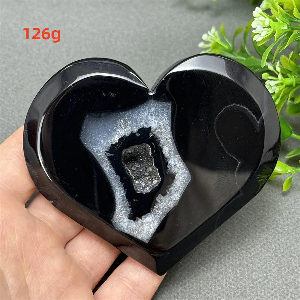 Black Agate Geode