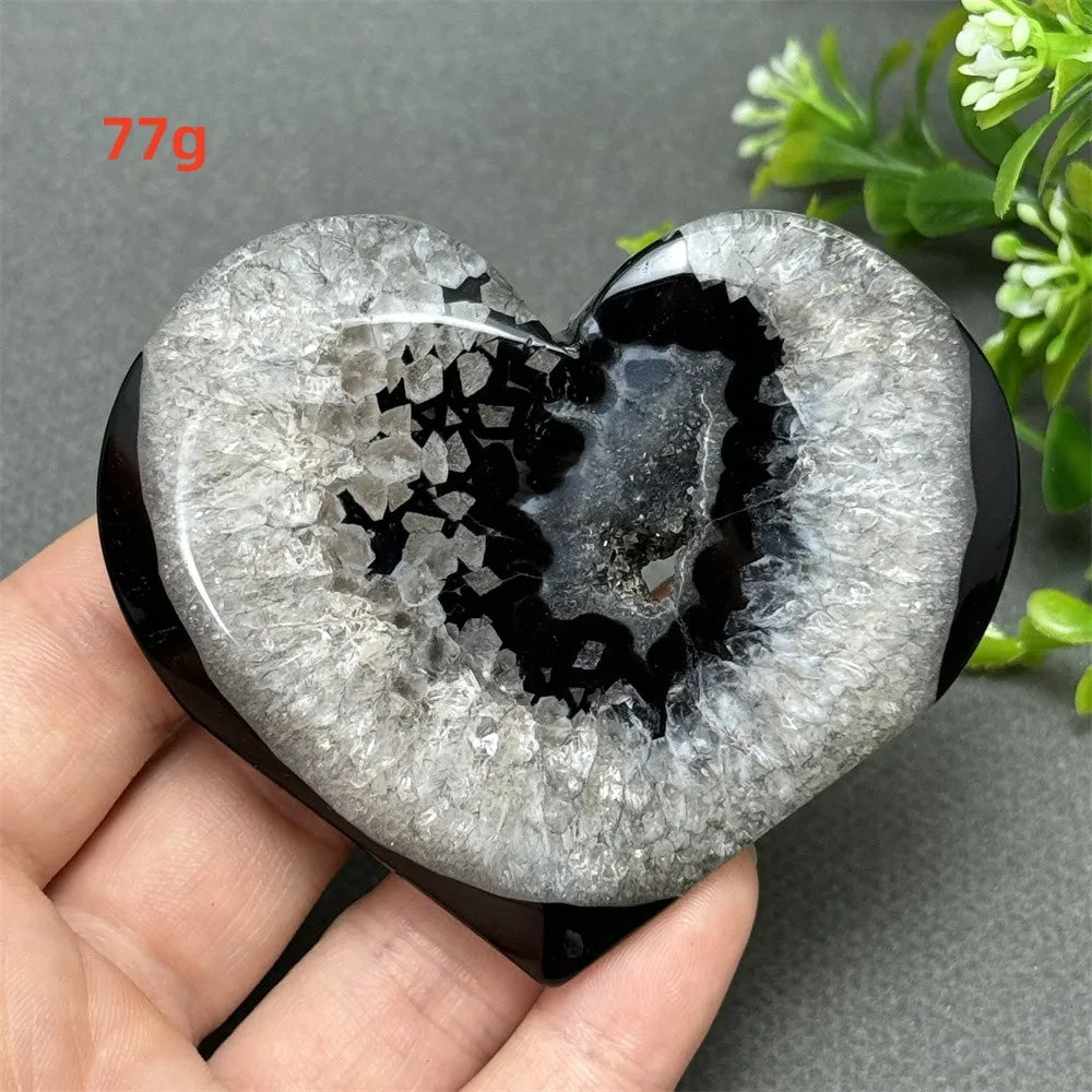 Black Agate Geode