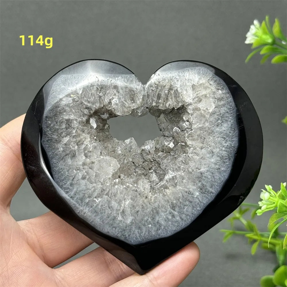 Black Agate Geode