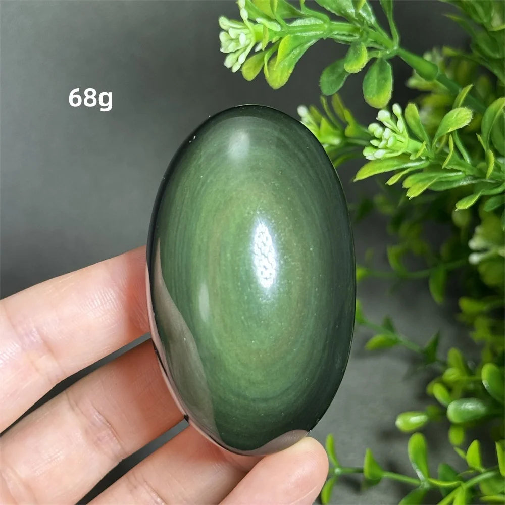 Rainbow Obsidian Palm Stone